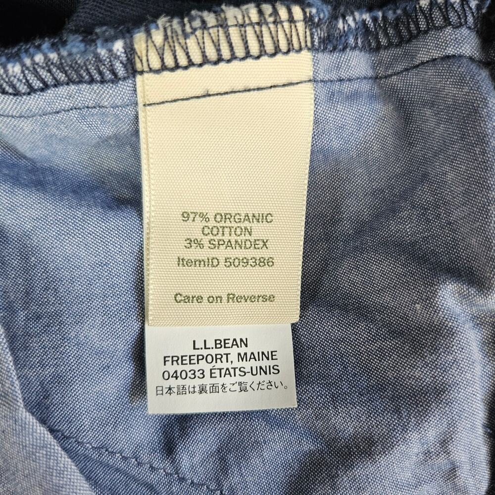 Perfect L.L.Bean Navy 6 Favorite Fit Navy Shorts 30/9 Organic Cotton Spandex B37 - Picture 4 of 4